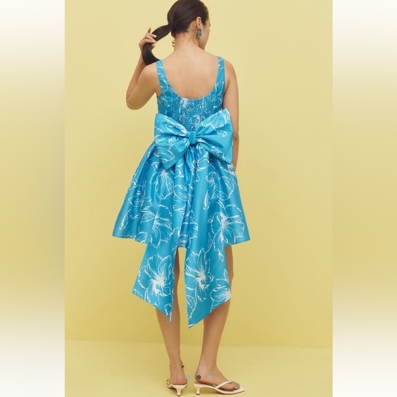 NWT Anthropologie Hutch Sleeveless Back-Bow Basque-Waist
Mini Dress Sz Large - Picture 2 of 15